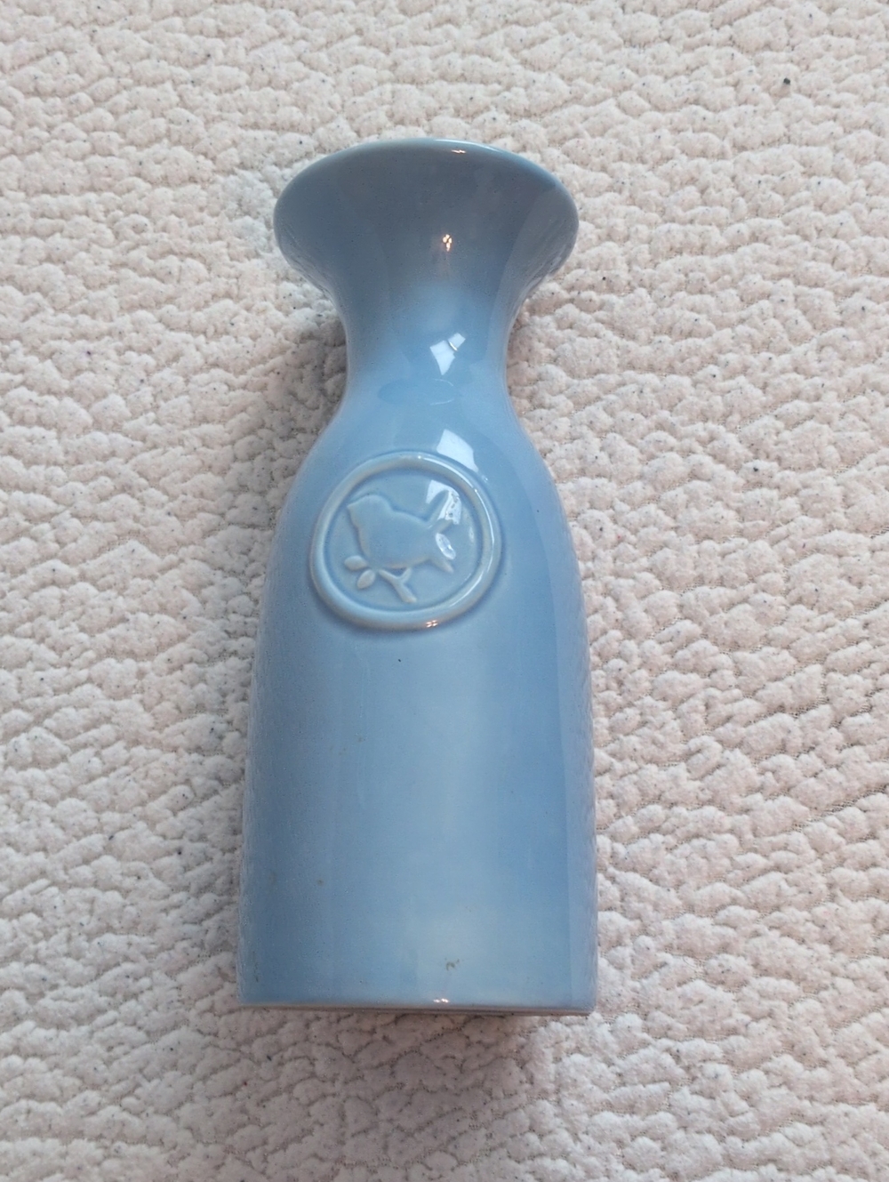 April Cornell For Silvestri Cottegecore Blue Song Bird Ceramic Vase Grandmcore